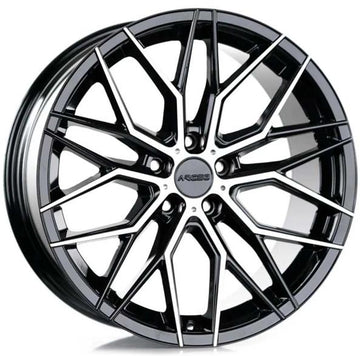 ARC-VALENCIA 8018-08 8.0x18" -5x100 ET45 57.1 Black Diamond VALENCIA Jant (4 Adet)
